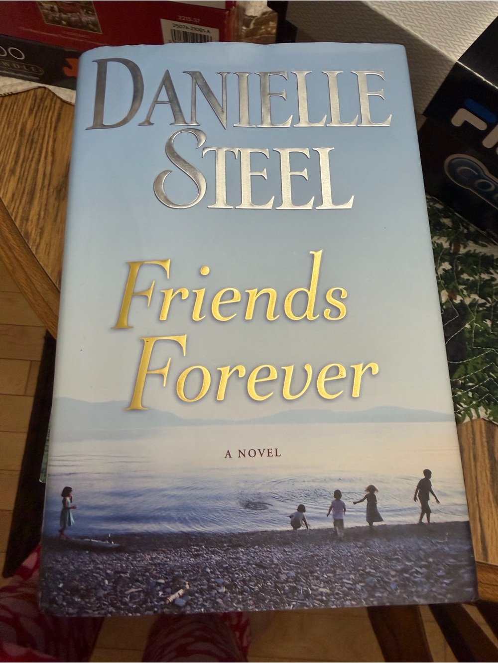 Danielle Steel 'Friends Forever' Hardcover - Light Blue & Gold Lettering